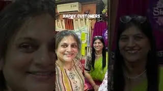 Happy Coustmers #exhibition #mumbai #shyama #navratri #saree