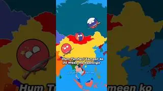 China and Russia Attack on Mongolia 😱| Countryballs in Hindi #shorts