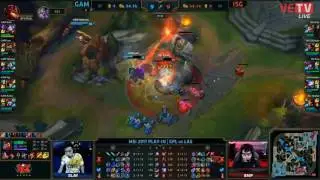 [Highlights] GAM vs ISG [MSI 2017][Play-in]