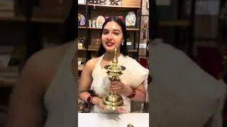 Buy Brass Nilavilakku | Traditional Kerala Oil Lamp | Angroos Handicrafts