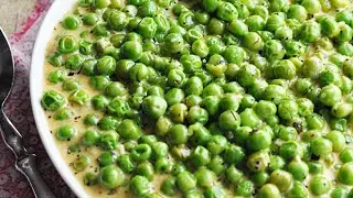 Easy CREAMED PEAS Recipe - the Best Cream of Peas or Cream Sweet Peas you'll ever have!