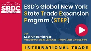 ESD's Global New York State Trade Expansion Program (STEP)
