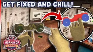 Relaxing Restorations in my Virtual Workshop (Workshop Simulator VR)