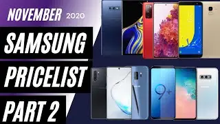 {PART2} ALL SAMSUNG SmartPhones Pricelist | November 2020 | Philippines