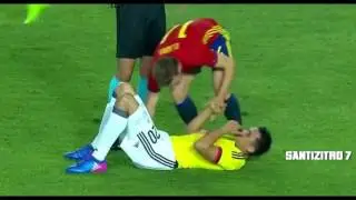 International Friendship Spain VS Colombia Giovanni Moreno Game highlights