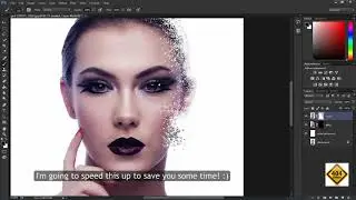 Disintegration Effect  Photoshop Tutorial - Error404 .