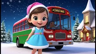 Christmas Bus Turns Into New Year Bus | Nursery Rhyme Song for Kids | Baby Learning Songs