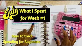 HOW TO TRACK DAILY CASH SPENDING  | Week 1  | BUDGET PLANNER |  ZERO BASED BUDGET 2022