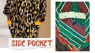 Statement Side POCKET |  Kaftan Plain & Pattern Pocket