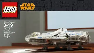 DAY 240 of BUILDING EVERY LEGO STAR WARS SET EVER MADE 75202 Kessel Run Millennium Falcon