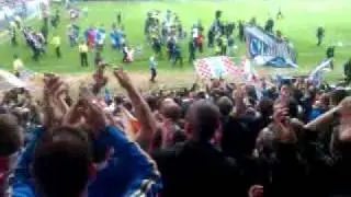 Champions title party.