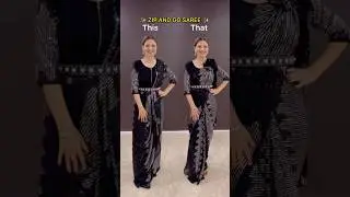 Zip & Go Ready to wear Saree | Full Sequencing Work: 1399/- | Book Order DM WhatsApp: +91 7202035510