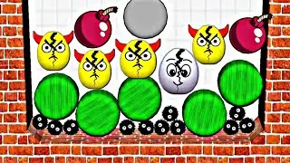 Hide Ball Logic puzzle Game / Draw To Smash Game / Level 6855 - 6977 Game / ASMR Gameplay 