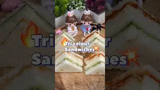 Tri colour Sandwiches #recipe #food #song #cooking #republicday #26january #shorts #shortsvideo