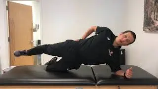 Side Plank Isometric Glut Hold for hip and back pain