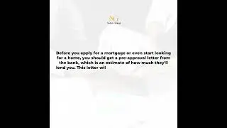 What is a pre-approval letter?