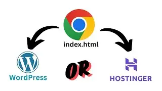 Upload HTML Website in WordPress and hostinger easiest way. Host your multipage html website.