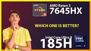 AMD Ryzen 5 7645HX vs INTEL Core Ultra 9 185H Technical Comparison