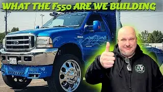 2000 Ford F-550 Dump Truck to Roll-Off Conversion | Full Custom Build | Atomic Truck Works Garage