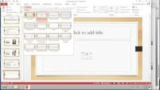 How to Change the Layout of a Slide to Section Header using PowerPoint