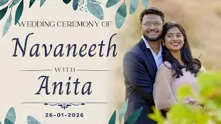 Wedding Ceremony of Navaneeth Dsouza with Anita Dsouza | Jan 26, 2026