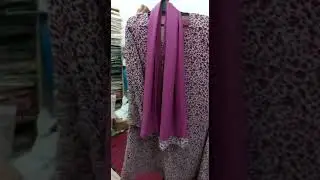 Pure Chiffon Digital Print Abaya