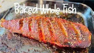 Baked Whole Fish | Best White Fish Recipe