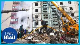 Ukraine: Uman homes devastated from Russian missile strike