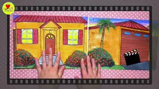 New paper doll💃and a new house in an album🏡/ Новая бумажная кукла и новый домик в альбоме🤗