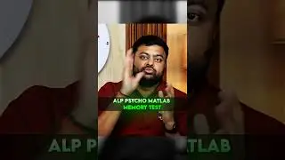 alp psycho matlab memory test ✨💯#mdclasses #motivation #government  #satyamsir #results