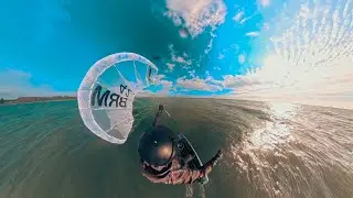 Light Wind Parawing Winter Lake Ontario 