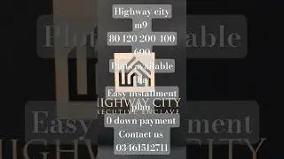 highway city m9 beautiful location project #karachi #karachiproperty #subscribers #viralvideo