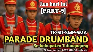 🔴LIVE PARADE DRUMBAND TULUNGAGUNG 2025|| tingkat tk sd smp sma sederajat 🫰🇮🇩