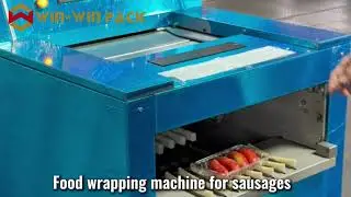 WIN WIN PACK Food Wrapping Machine for Sausages | 15 Packs/Min | Multi-Purpose Packaging