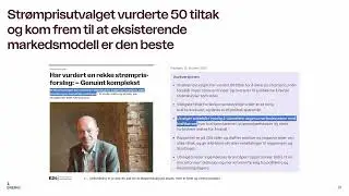 Vannkraft og fornybar forvaltning ved Jan Erik Eldor og Anders Gaudestad