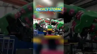 32P Amusement Park Thrill Rides Energy Storm Running Test