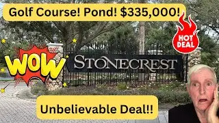 Amazing deal in Stonecrest! Golf course with pond view for $335,000!