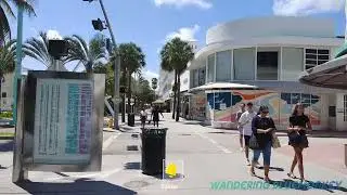 4K Lincoln Road , Summer Walking Tour , Miami FL , September 2023