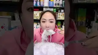 freezer ice #ice #whiteice #iceeating #freezerice #frost #freezer