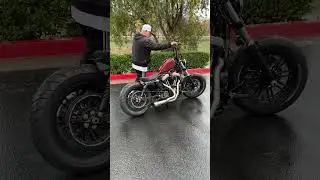 Sportster 1200 with the Cutback 2-1 exhaust from SP Concepts