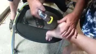 Calluses + Air Compressor + Sand Paper = Perfect Feet