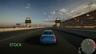 BMW E46 M3 STOCK VS STAGE 3 TEST SPEED AND 1/4 MILE #cms21 #bmw #gaming