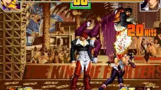 kof 2k1 Iori combo 100%
