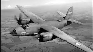 Martin B-26 Marauder pilot training film - 1944