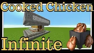 Minecraft Tutorial : Infinite Cooked Chicken Farm 1.13 - 1.14