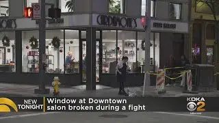 Window broken at Downtown Pittsburgh salon during fight