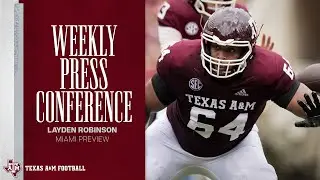 Weekly Press Conference: Layden Robinson