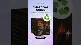 One Cube. Endless Possibilities.🔥🌴#coconutcharcoal #cooking #cocoburnz #fire #shell #short