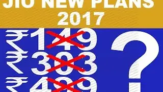 Reliance JIO NEW PLANS 2017