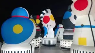 Light Inflatable Balloon Chess with Blower for 2022 ##Stagedesign #shanghai Decoration